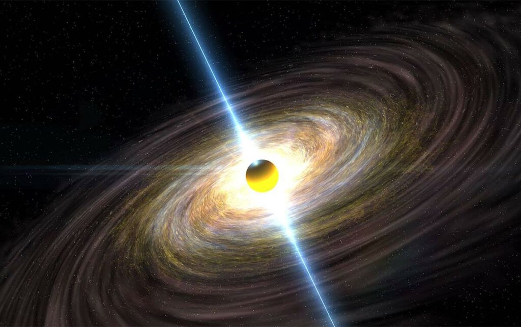 dysk akrecyjny czarnej dziury