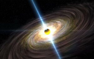 dysk akrecyjny czarnej dziury