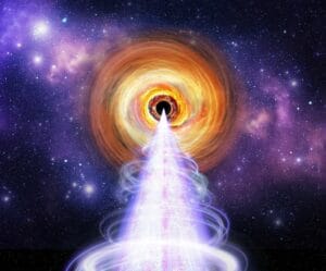 strumień z czarnej dziury