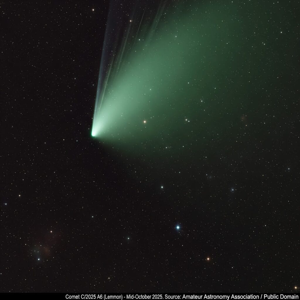 Zielona kometa C/2025 A6 Lemmon